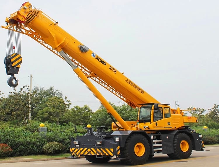 XCMG Official 70 Ton New Off Road Mobile Rough Terrain Cranes RT70E for Sale